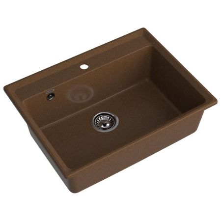 Кухонная мойка GranFest LEVEL 660, терракот, артикул LV-660 терракот
