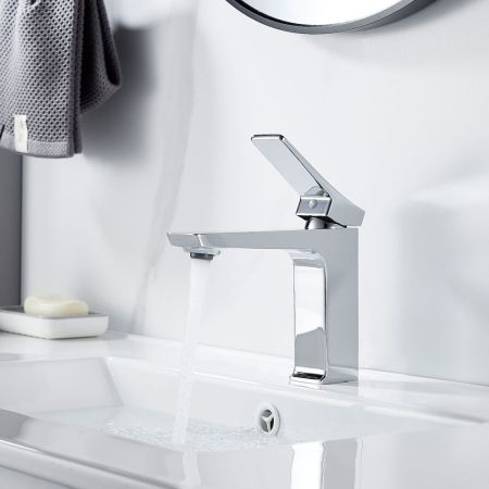 Смеситель для раковины Shevanik S4401, хром