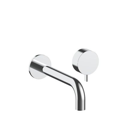 Fantini AF/21 Смеситель для раковины настенный встраиваемый, прогрессивный, излив 212 мм., внешняя часть, цвет хром, артикул 27 02 A713B