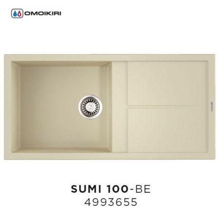 Кухонная мойка Omoikiri Sumi 100 BE Ваниль 4993655, артикул 4993655