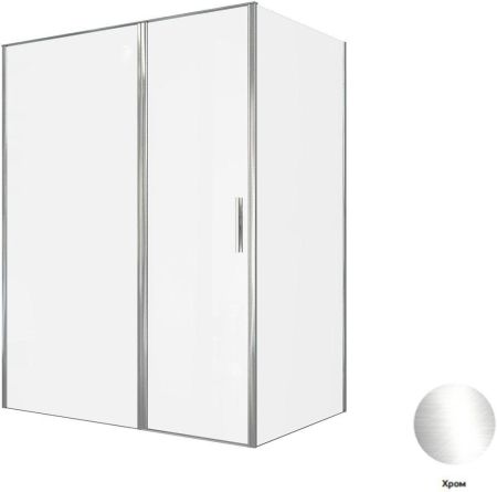 Душевой уголок Allen Brau Priority 160x100 3.31037.00 + 3.31046.00 хром, артикул 3.31037.00 + 3.31046.00