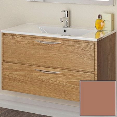 Тумба с раковиной SanVit Мэри-2 90 L kmery902 в цвете Ral подвесная Капучино, артикул kmery902