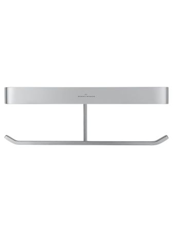 Двойной держатель для туалетной бумаги с полкой WONZON & WOGHAND LOTTE, Хром (WW-8356)