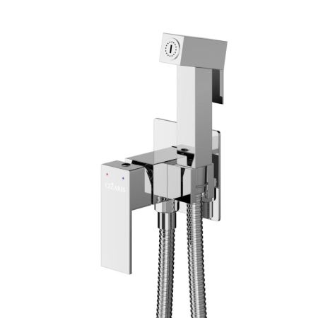 SLIDER-DIF-NOP Гигиенический душ со смесителем, черный матовый, артикул SLIDER-DIF-NOP