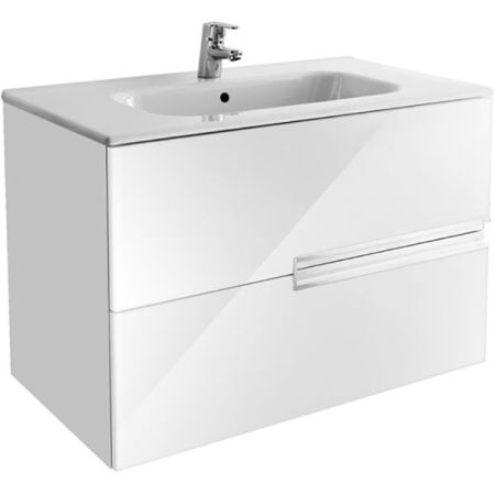 Тумба под раковину ROCA VICTORIA NORD 78,6 ZRU9302731 (подвесная, белый глянец), шт, артикул ZRU9302731