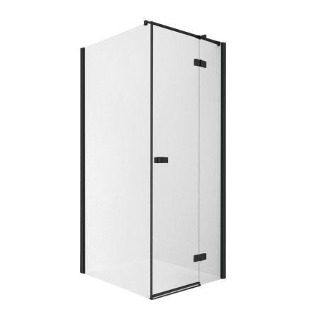 Душевое ограждение NEW TRENDY REFLEXA BLACK R 90x110x200 EXK-1337/EXK-0298 (черный), артикул EXK-1337/EXK-0298