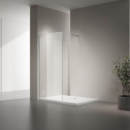 Душевая перегородка Veconi Korato KR-72, 700x2000, хром, стекло прозрачное, артикул KR72-70-01-C7