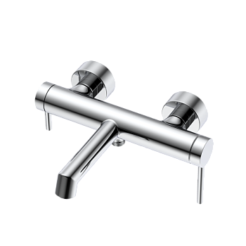 Смеситель для ванны с душем DQ Stuttgart короткий излив хром (DA1773201)