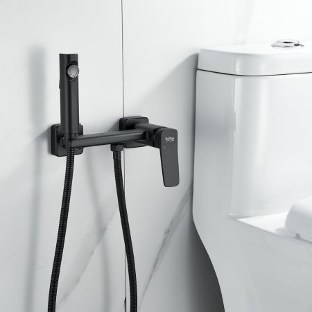 Гигиенический душ со смесителем Raffine F0599H-1, черный