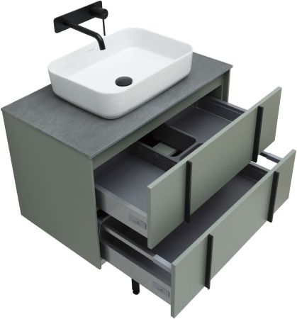 Тумба под раковину Allen Brau Reality 80 1.32005.CGM олива матовый, артикул 1.32005.CGM