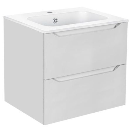 Тумба под раковину Vincea Norma VMC-2N600GW подвесная G.White, артикул VMC-2N600GW