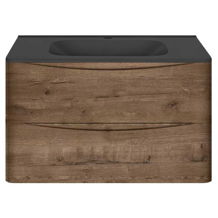 База под раковину Paola 800 подвесная, 2 выкатных ящика soft close, V.Oak, артикул VMC-2P800VO