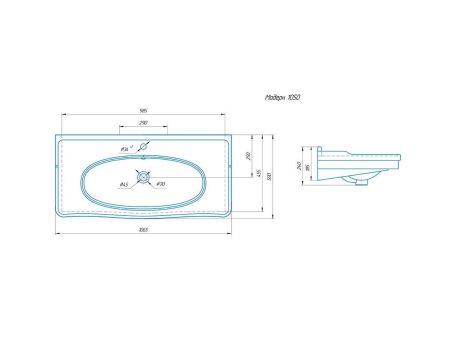 Тумба "Таормина 105", Модерн 105, артикул SD-00000322