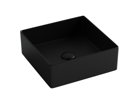 Раковина накладная квадратная Элемент (Element) 361x361x130, цвет черный матовый, арт.CN6068MB, артикул CN6068MB