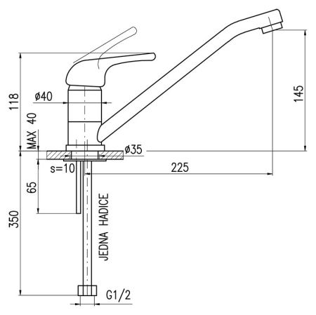 Смеситель для кухни Rav Slezak Sazava SA093.5