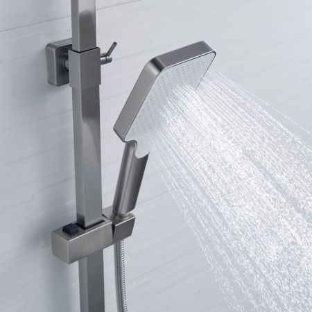 Душевая система Shevanik S7036L, сатин, артикул S7036L