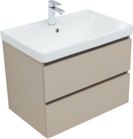 Тумба под раковину Aquanet Вега 2.0 70 бежевый, артикул 00337942