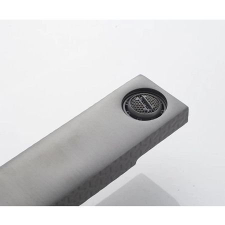 Cмеситель для раковины Knotlor KN-20/GMP, оружейная сталь