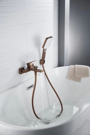 Смеситель для ванны Knotlor KN-22/RB, бронза, артикул KN-22/RB