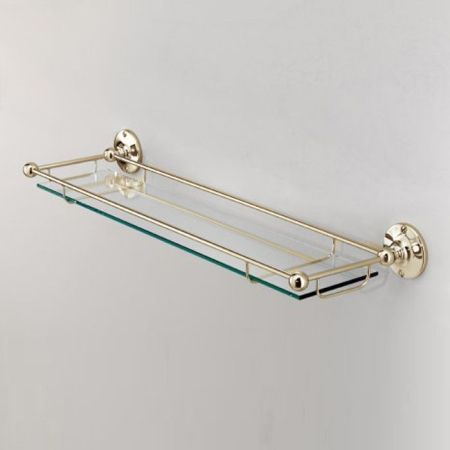 Devon&Devon Cavendish Полочка стеклянная, цвет золото, артикул WM10