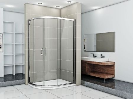 Душевой уголок Good Door Infinity R-120 120x80 профиль Хром стекло прозрачное