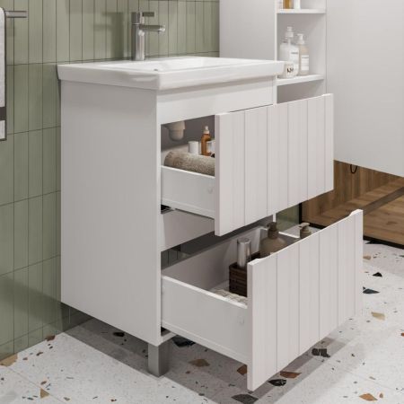 Тумба под раковину напольная VIGO Finlay tn.FIN.COM.60.2Y, 60 см, артикул tn.FIN.COM.60.2Y