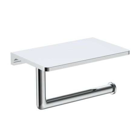 Держатель для туалетной бумаги с полочкой Raglo R320.03, хром, артикул R320.03