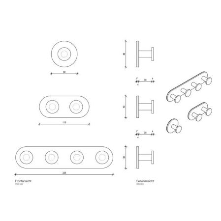 Decor Walther Tube KHAK1 Крючок самоклеящийся, цвет: хром ЗАКАЗ ПО ЗАПРОСУ, артикул 0544100