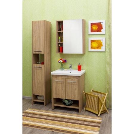 Шкаф пенал Sanflor Мехико 32 R Н0000001066 Швейцарский вяз, артикул Н0000001066