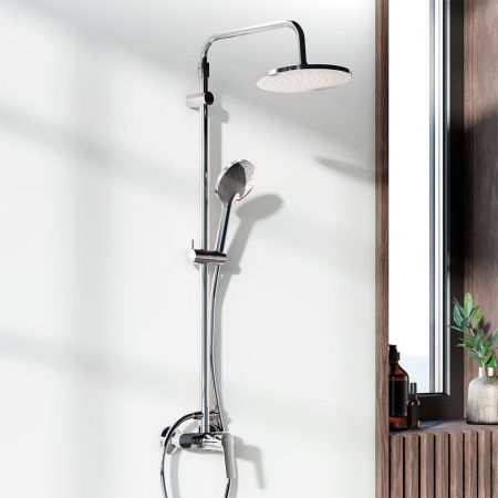 977710000 Jupiter душевая система с душевым смесителем, хром, артикул 977710000