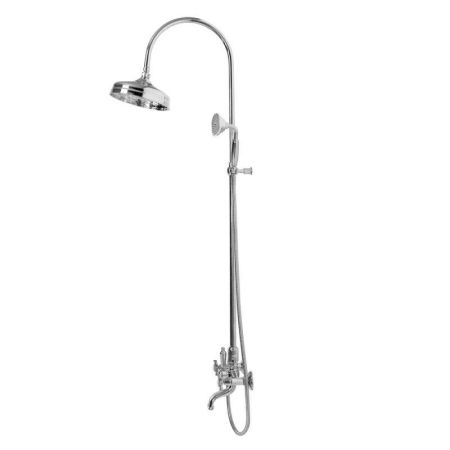 Душевая стойка со смесителем, верхним и ручным душем CEZARES LORD-CVD, артикул LORD-CVD-30-03/24-Bi