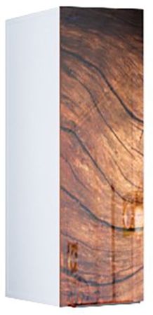 Шкаф пенал Marka One Liriya 25П L Black stone, артикул У73190