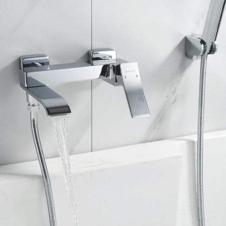 Смеситель для ванны Shevanik S4002, хром, артикул S4002