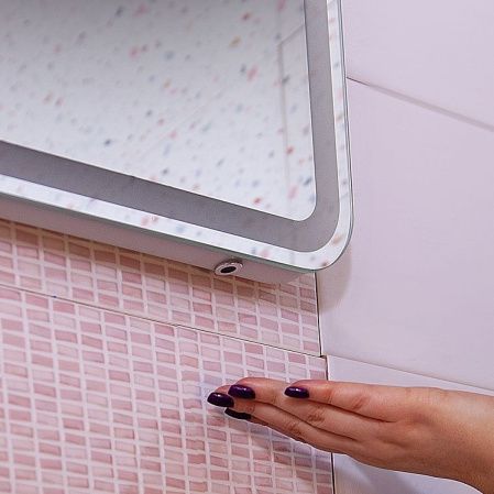 Зеркало Бриклаер Эстель-1 120 на взмах руки с подсветкой