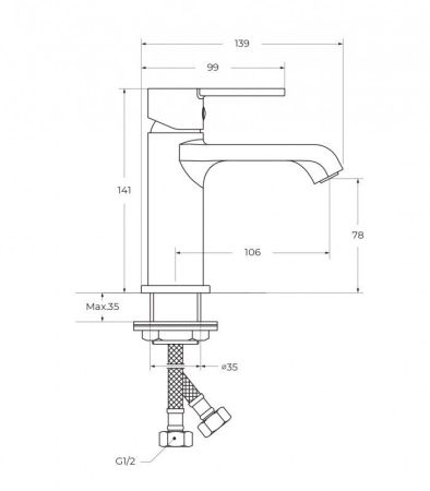 AURORA Комплект смесителей для ванной - смеситель для ванны и смеситель для раковины, артикул AURORA-VASM/LVM-CRM