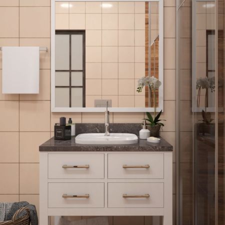 Раковина чаша Maretti FL13NS37-844, белая, артикул FL13NS37-844