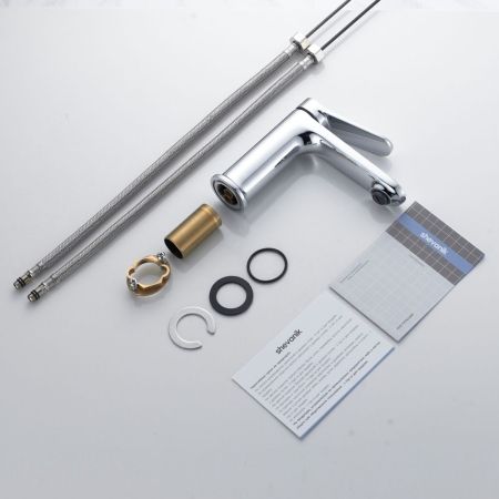 Смеситель для раковины Shevanik S4301, хром, артикул S4301