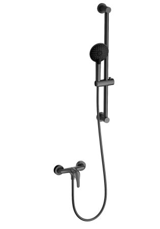 Смеситель для душа с гарнитуром WONZON & WOGHAND, Темный графит (WW-4570-BGG), артикул WW-4570-BGG