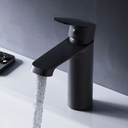 F8F02122 Func, смеситель для умывальника, черный, артикул F8F02122