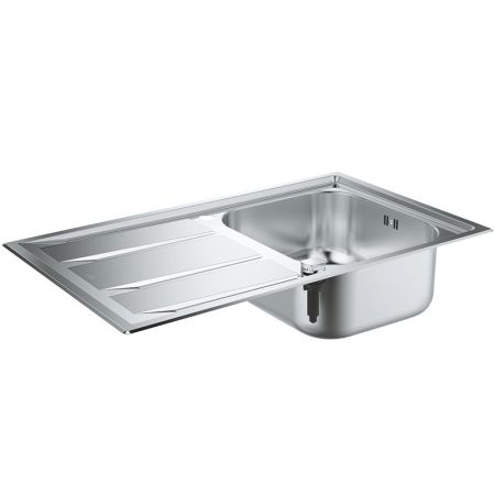 Мойка GROHE из нержавеющей стали с корзинчатым вентилем, оборачиваемая, 1 чаша, K400+ 45 -S 87,3/51,3 1.0 (31568SD0)