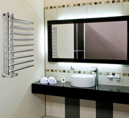 Водяной полотенцесушитель Ника Bamboo ЛБ4 60x50 Хром, артикул ЛБ4 60x50