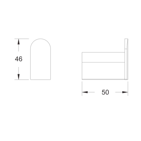 Крючок для ванной комнаты Rose RG1711, хром, артикул RG1711
