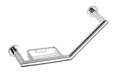 Ручка OMEGA изогнутая с мыльницей левый /правый 440*220*130мм, артикул 104307631