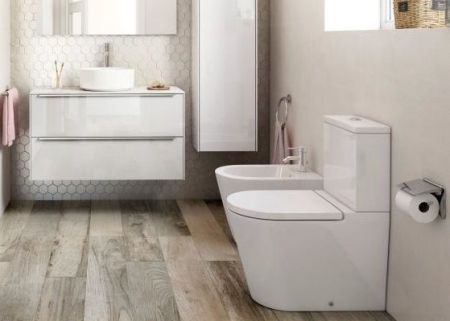 Биде Roca Inspira Round 357527000 Белое, артикул 357527000