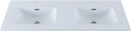 Раковина Aquanet Flat 120 (двойная) белая Раковина Aquanet Flat 120 (двойная) белая