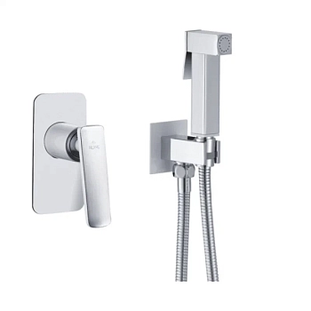 Гигиенический душ со смесителем Rose R1605F, белый/хром