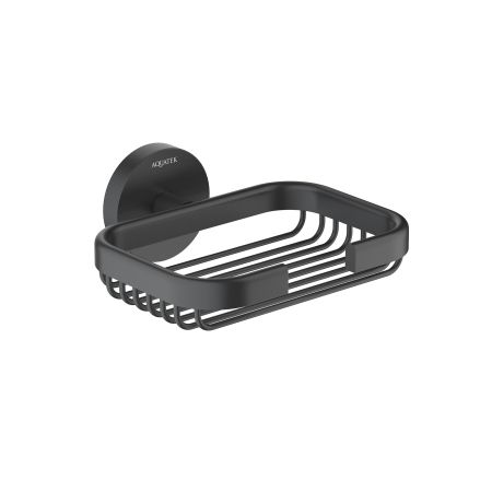 Мыльница решетка AQUATEK, матовый черный AQ4633MB БЕТТА, артикул AQ4633MB