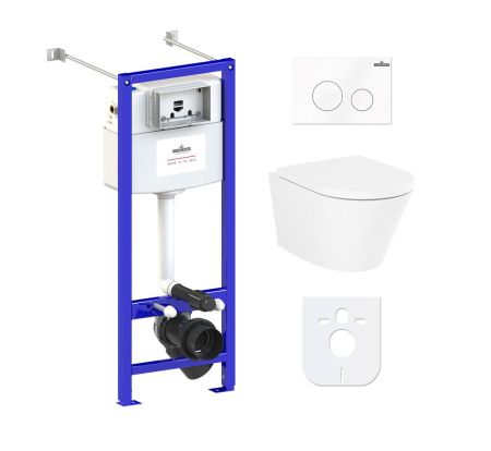 Комплект 6 в 1 Lavinia Boho Biore Rimless 77050185, премиум с пластиковой клавишей, артикул 77050185