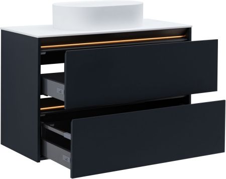 Тумба под раковину Allen Brau Activity 100 1.34014.AM антрацит матовый/олива браш, артикул 1.34014.AM