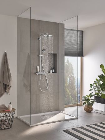 Душевая система GROHE Vitalio Joy XXL 310 с термостатом для душа, хром (26400001)